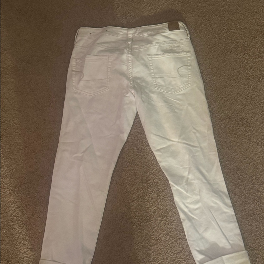 White Distressed Jeans - Picture 2 of 4